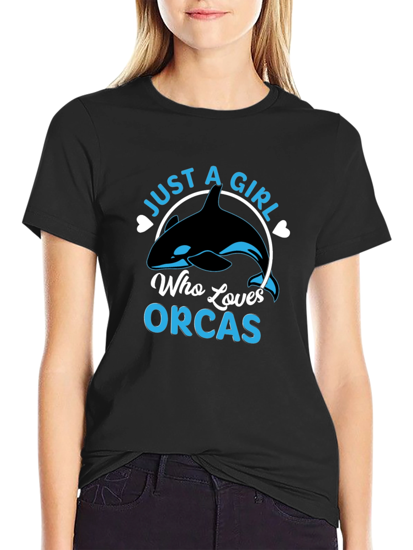 Just A Girl Who Loves Orcas T-Shirt