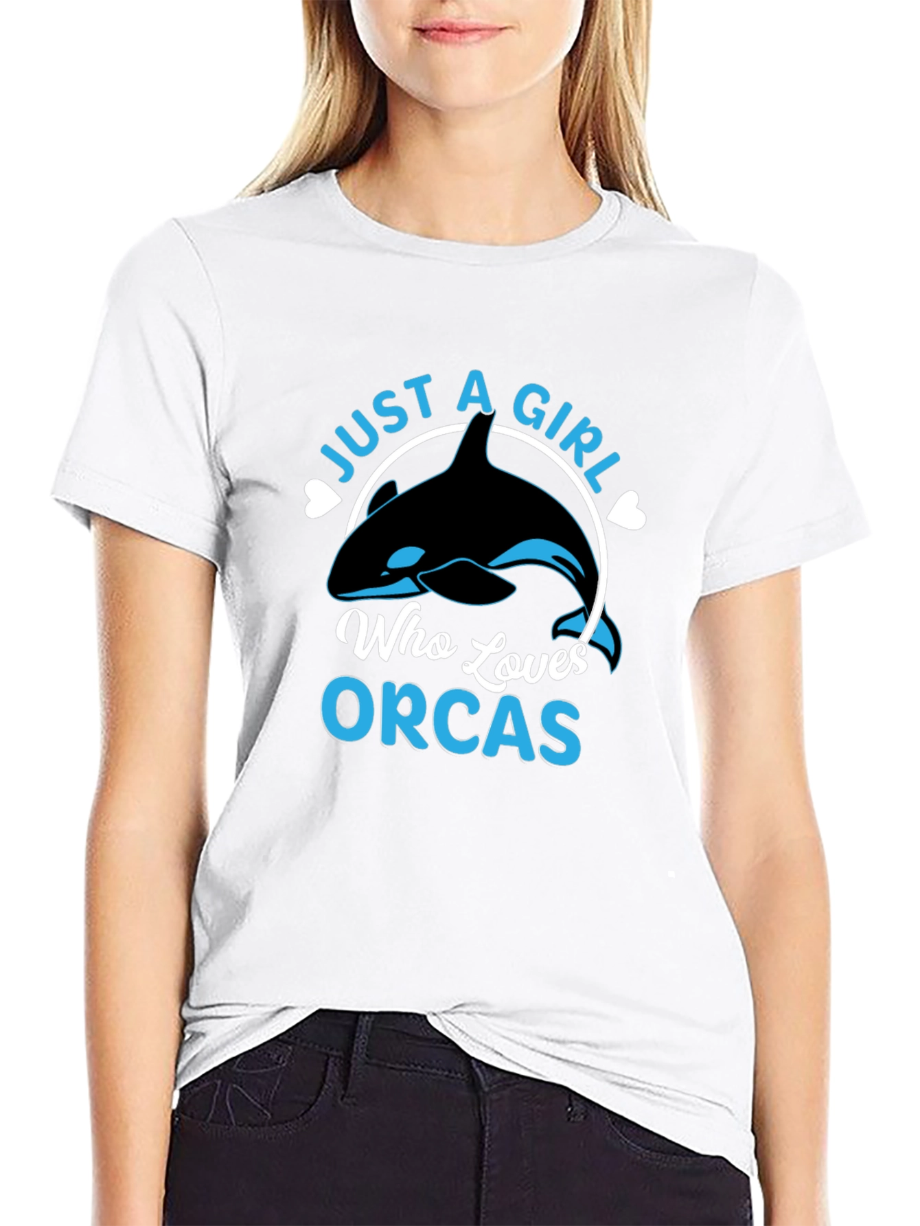 Just A Girl Who Loves Orcas T-Shirt