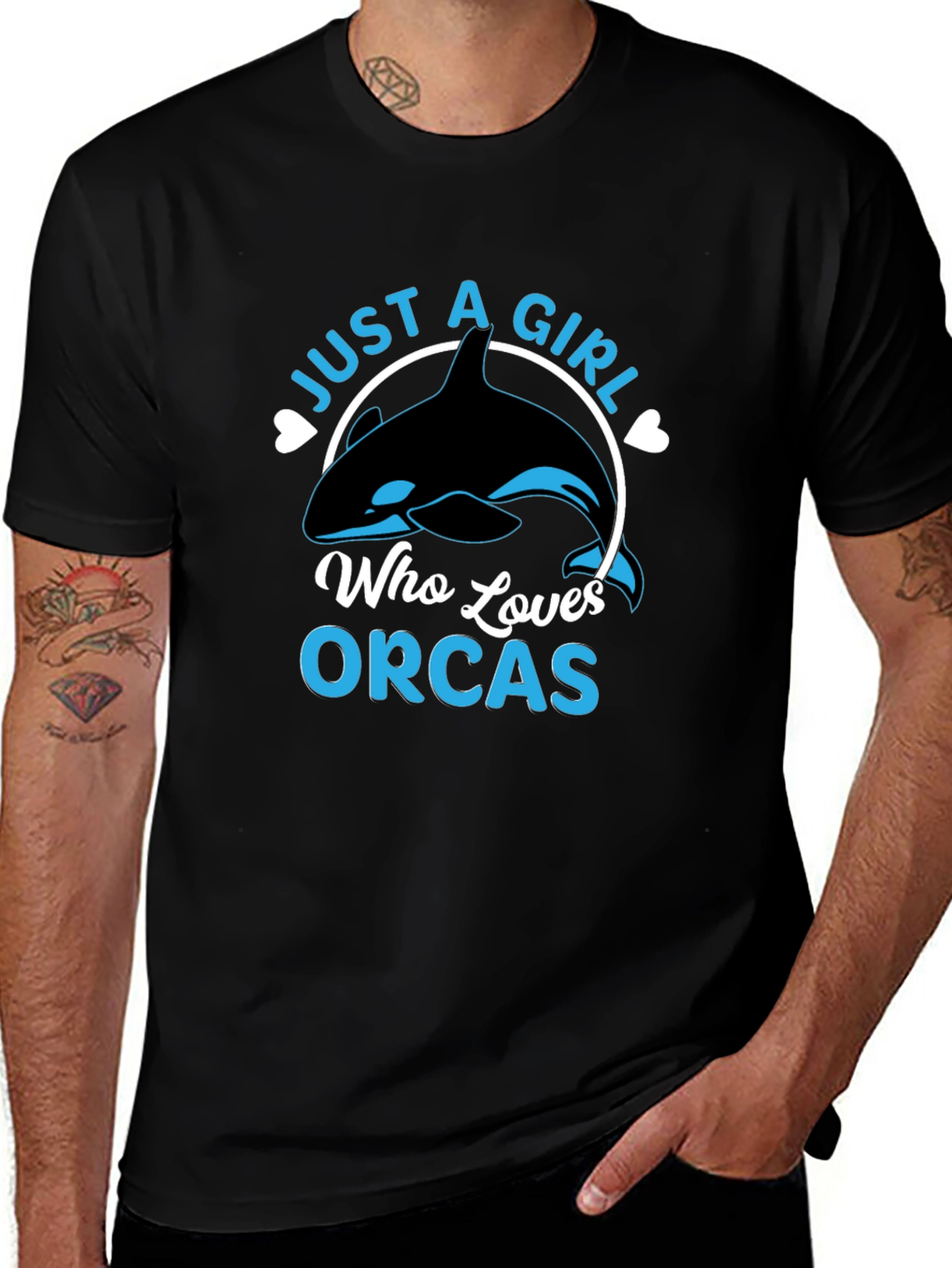 Just A Girl Who Loves Orcas T-Shirt