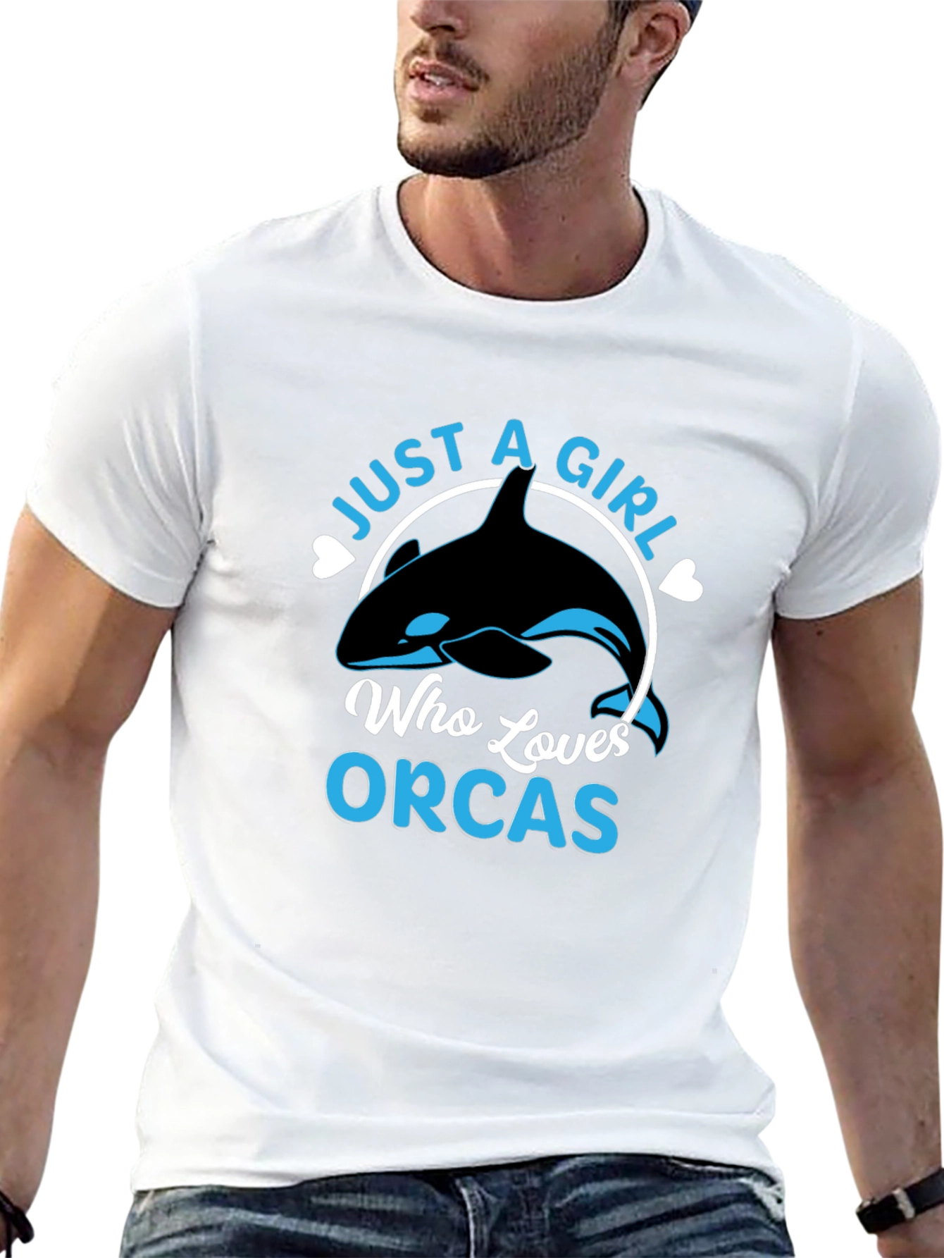 Just A Girl Who Loves Orcas T-Shirt