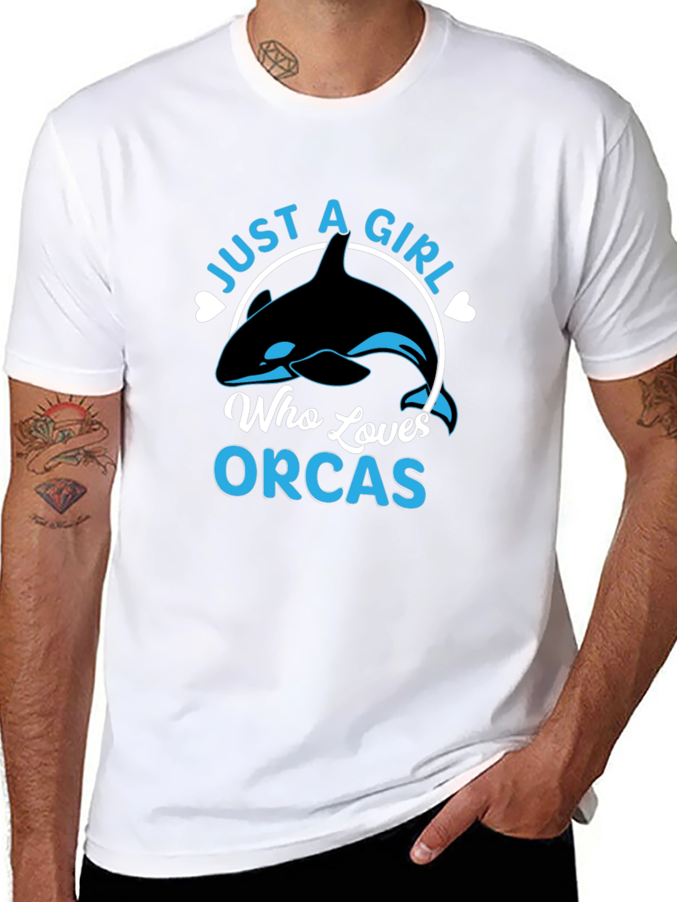 Just A Girl Who Loves Orcas T-Shirt