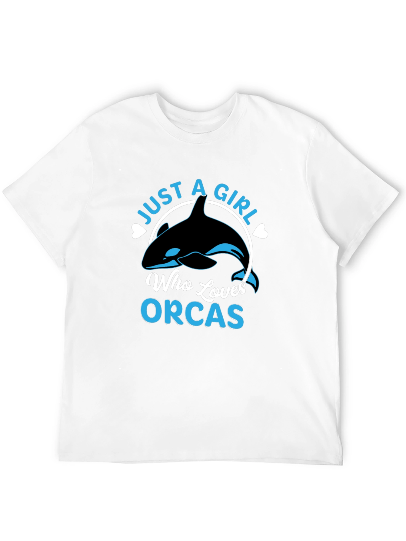 Just A Girl Who Loves Orcas T-Shirt