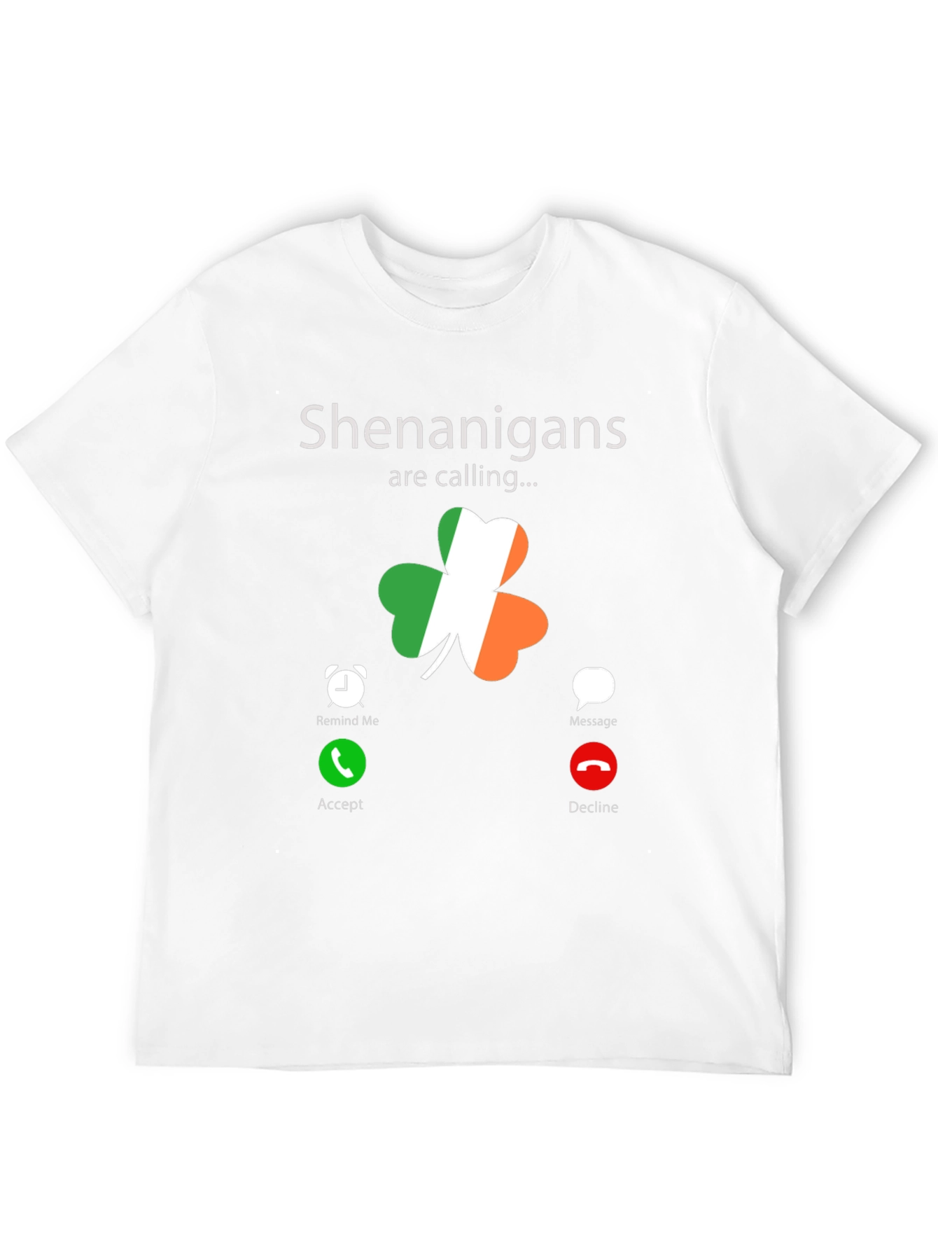 St. Patricks Day Shenanigans Calling Black T-Shirt