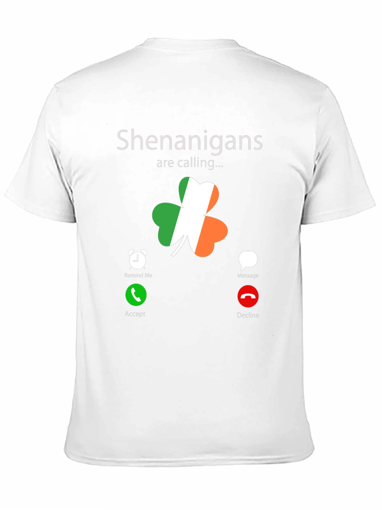 St. Patricks Day Shenanigans Calling Black T-Shirt
