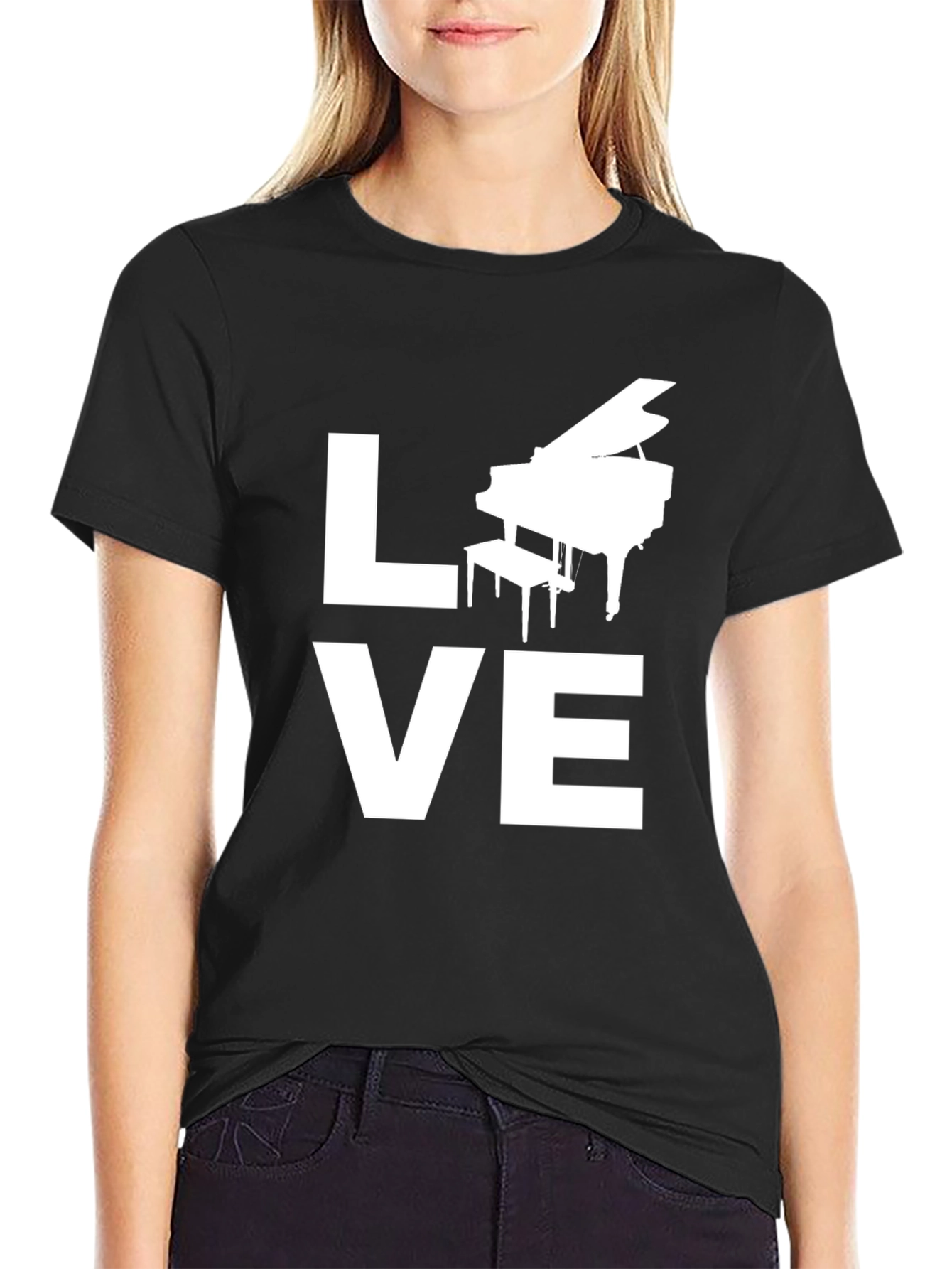 Love Piano T-Shirt - Musician Tee