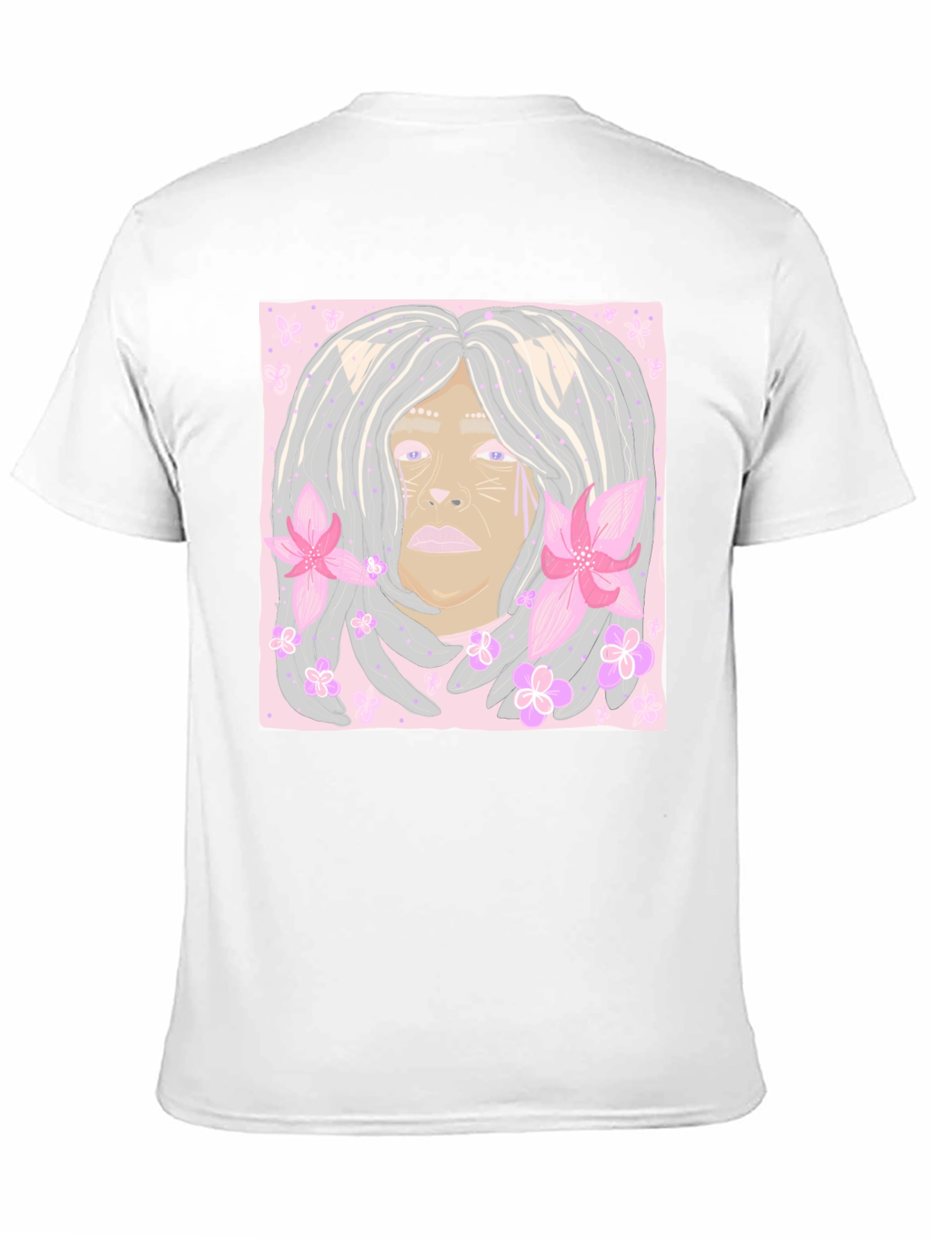 Unique Cat Flower T-Shirt