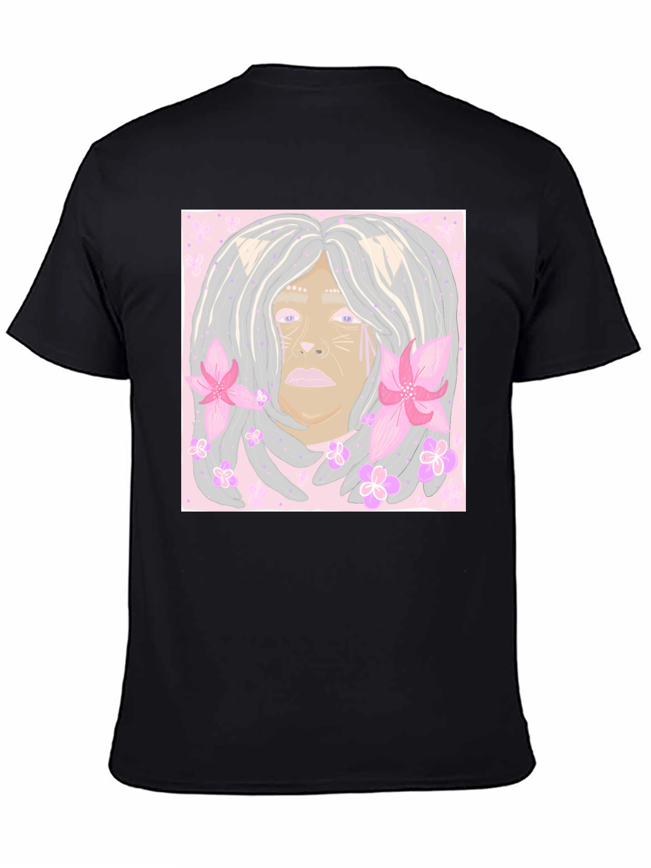 Unique Cat Flower T-Shirt