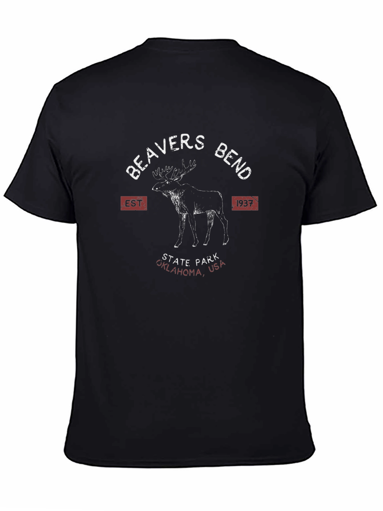 Beavers Bend State Park Oklahoma Black Graphic T-Shirt