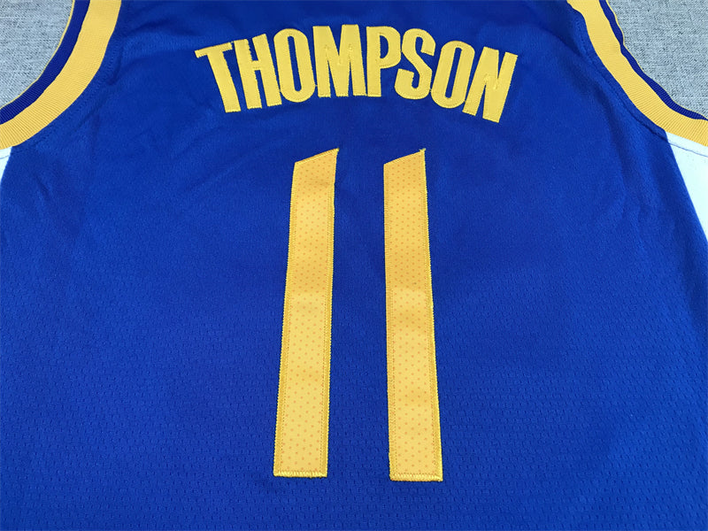 Men's Golden State Warriors Klay Thompson #11 Royal 2022/23 Fast Break Replica Player Jerseys - Icon Edition
