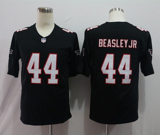 Men's Atlanta Falcons Vic Beasley Jr #44 Black Game Jerseys
