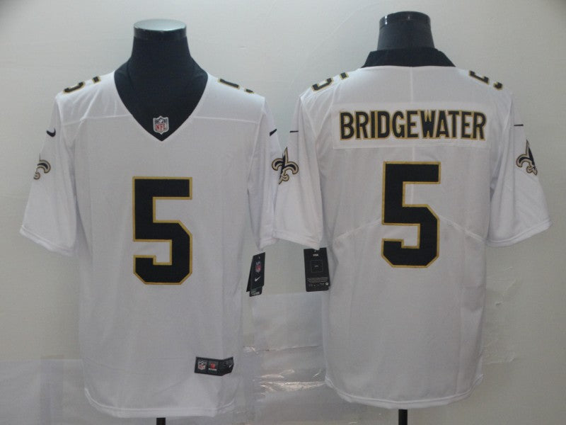 Men's New Orleans Saints Teddy Bridgewater #5 White Game Jerseys