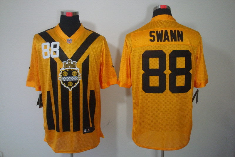 Men's Pittsburgh Steelers Lynn Swann #88 Gold Game Jerseys
