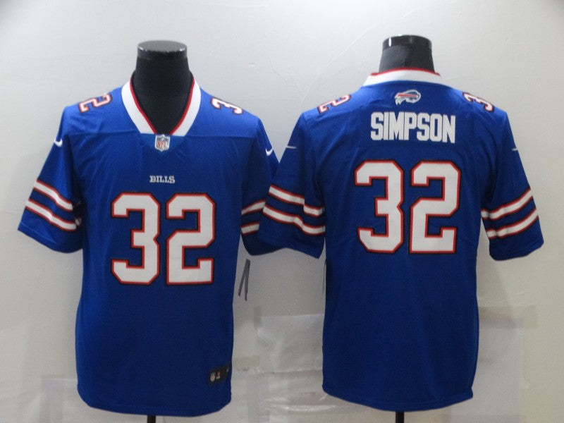 Men's Buffalo Bills O. J. Simpson #32 Blue Game Player Jerseys