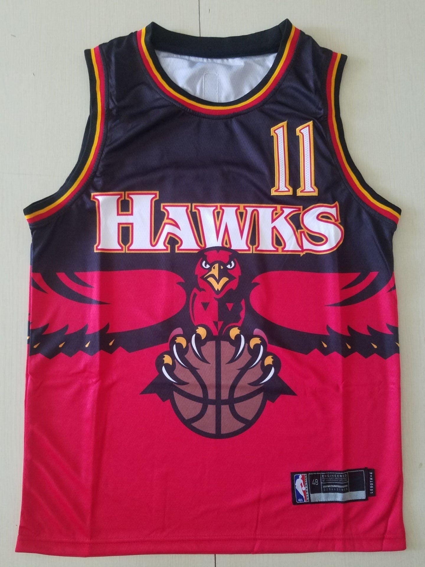 Men's Atlanta Hawks Trae Young #11 NBA Swingman Jerseys - Retro Red