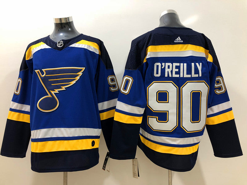Men's St. Louis Blues Ryan O'Reilly #90 Blue Home Breakaway Player Jerseys