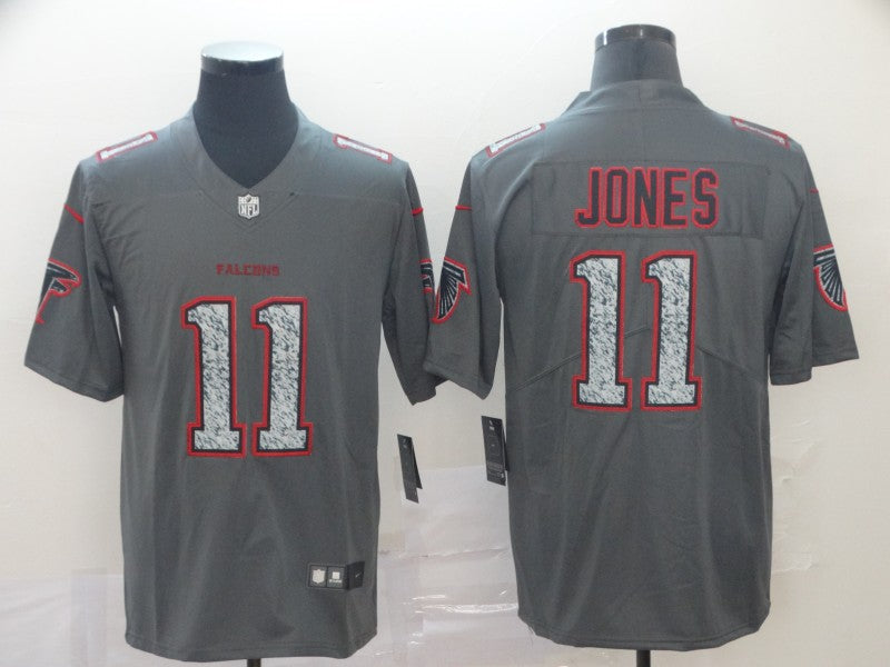 Men's Atlanta Falcons Julio Jones #11 Gray Game Player Jerseys