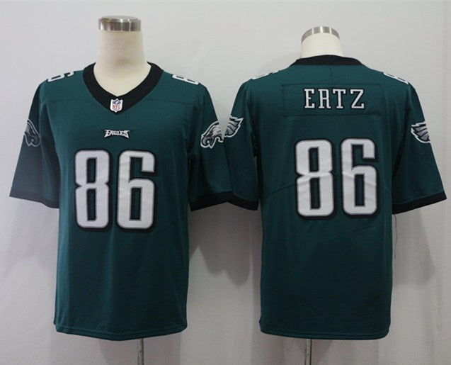 Men's Philadelphia Eagles Zach Ertz #86 Midnight Green Game Jerseys