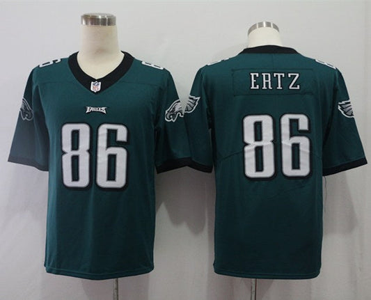Men's Philadelphia Eagles Zach Ertz #86 Midnight Green Game Jerseys