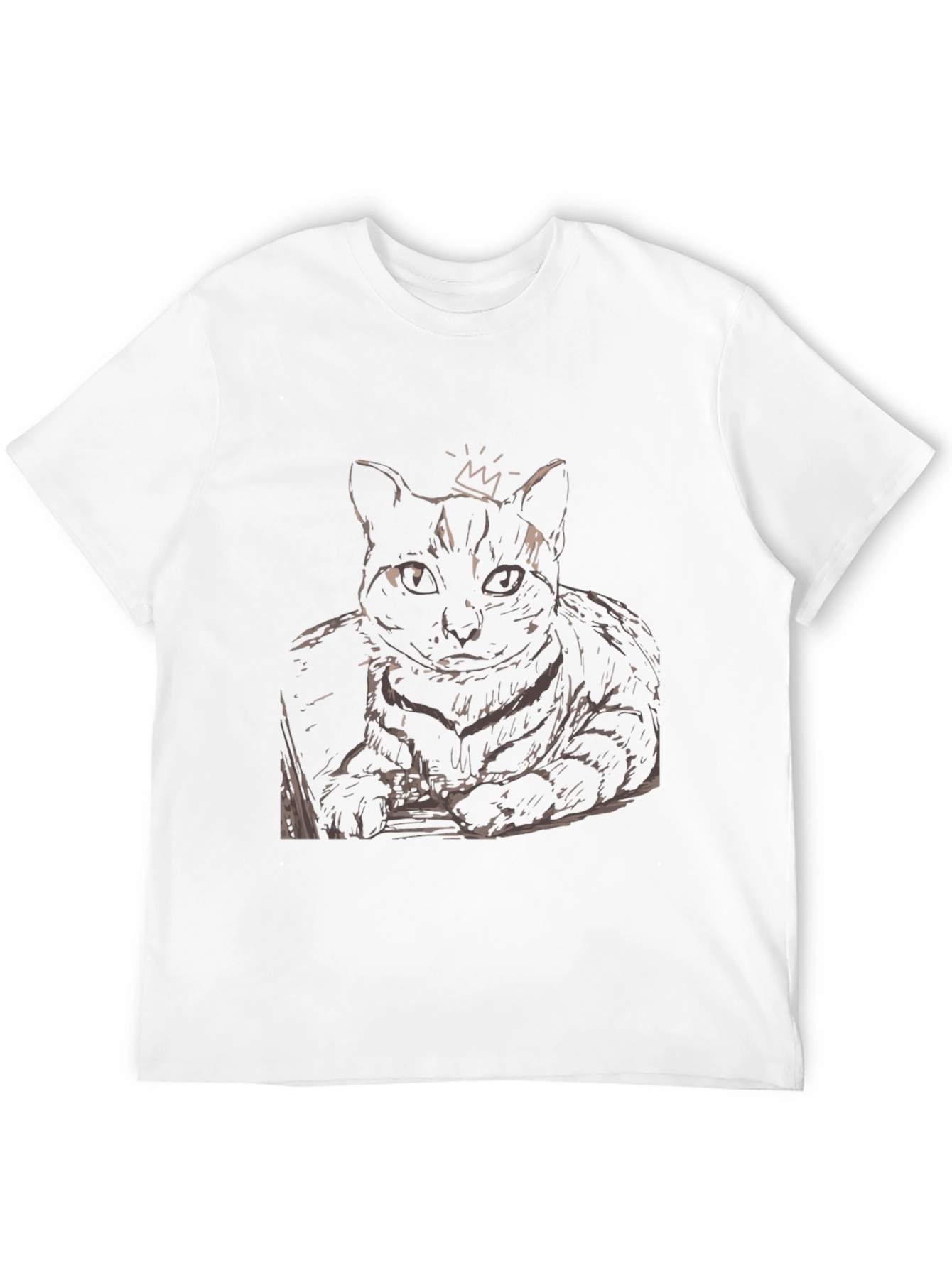 King Cat Graphic Tee - Black