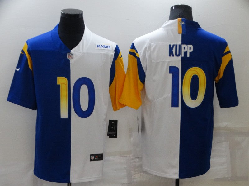 Men's Los Angeles Rams Cooper Kupp #10 Blue/White Game Jerseys