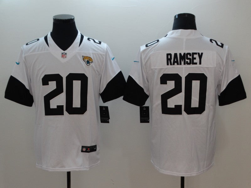 Men's Jacksonville Jaguars Jalen Ramsey #20 White Game Jerseys