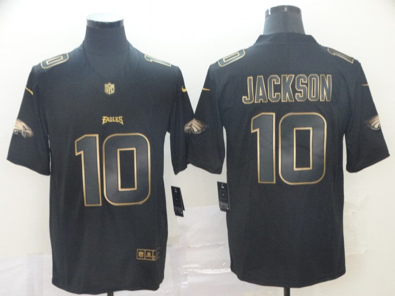 Men's Philadelphia Eagles Desean Jackson #10 Black Team Game Jerseys