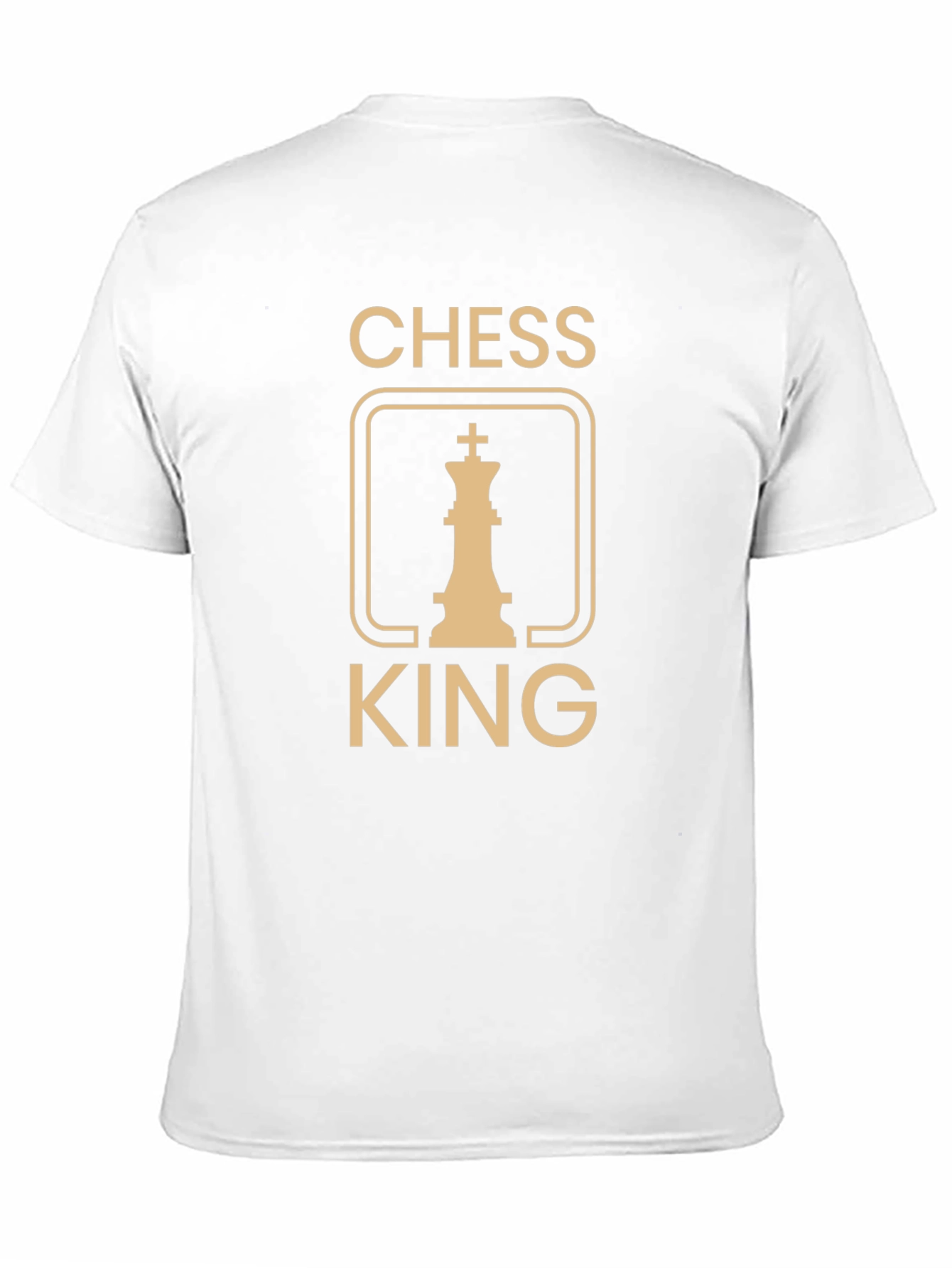 Chess King Graphic T-Shirt - Black Cotton Tee