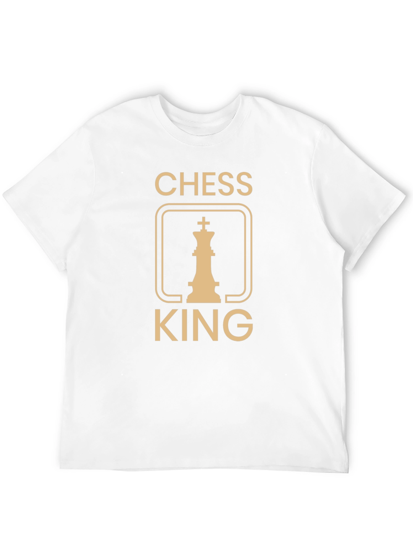 Chess King Graphic T-Shirt - Black Cotton Tee