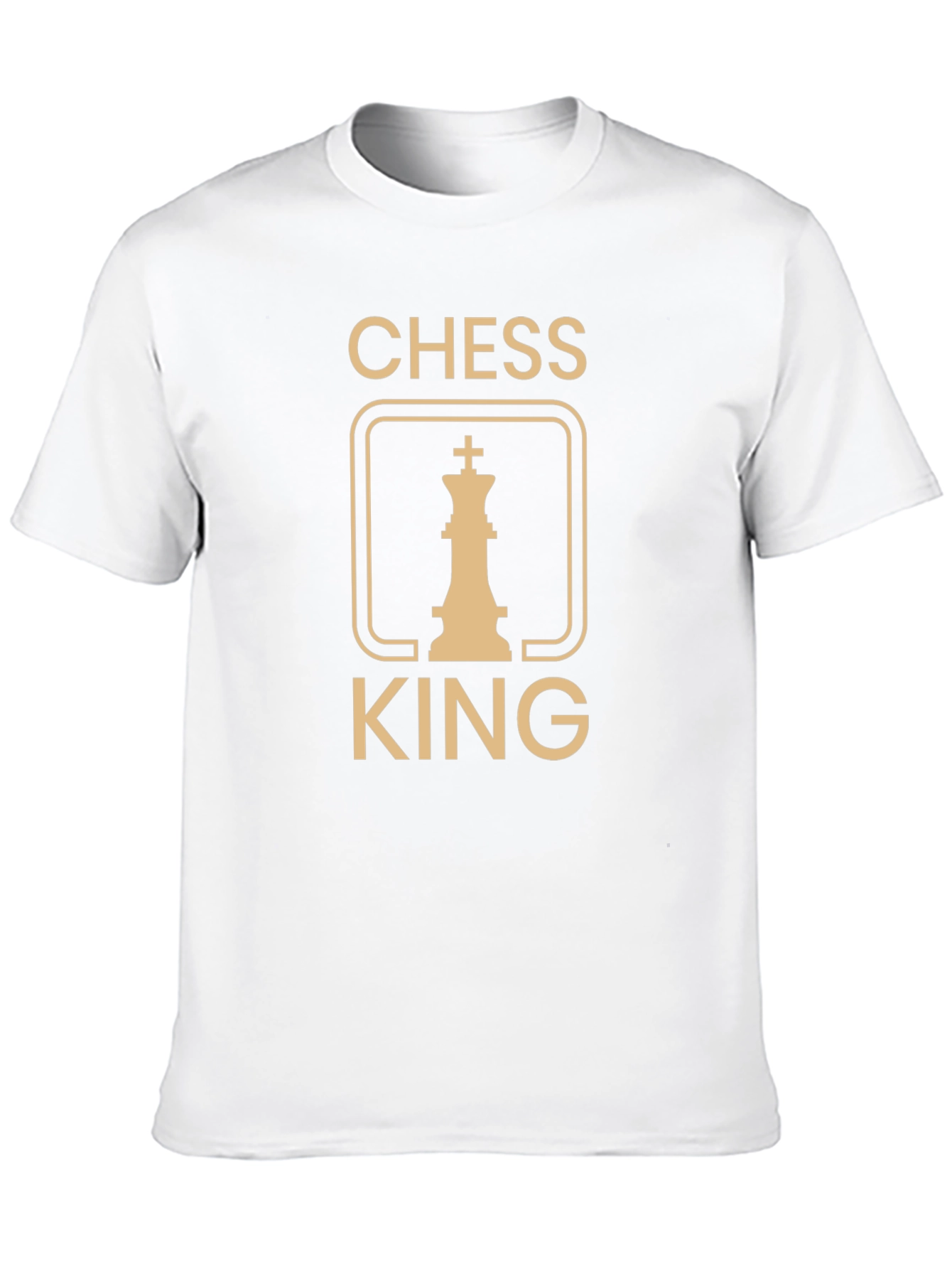 Chess King Graphic T-Shirt - Black Cotton Tee