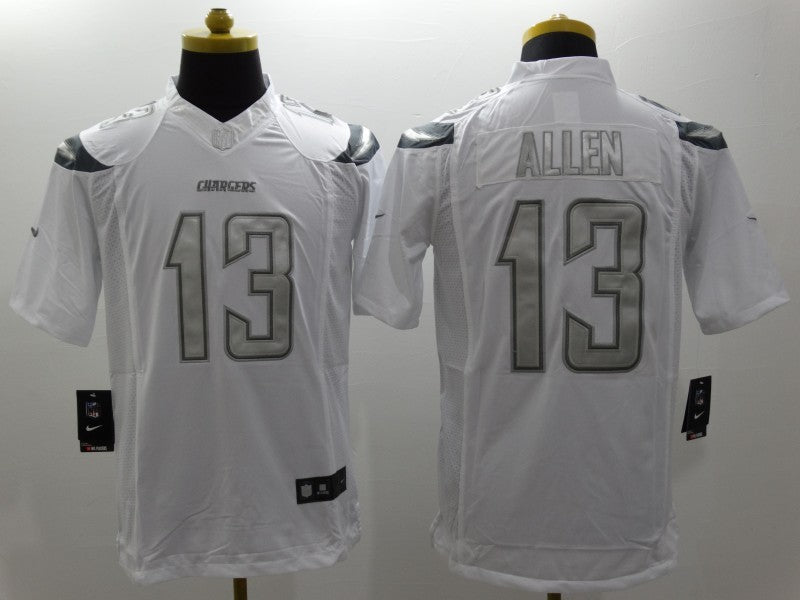Men's Los Angeles Chargers Keenan Allen #13 White Game Jerseys