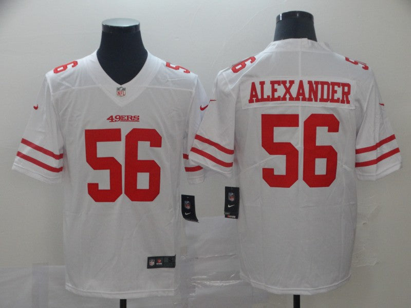 Men's San Francisco 49ers Kwon Alexander #56 White Game Jerseys