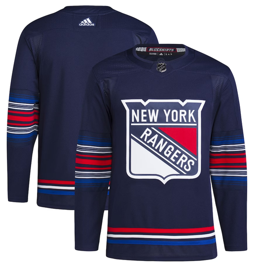 Men's New York Rangers Navy Alternate Authentic Primegreen Blank Jerseys