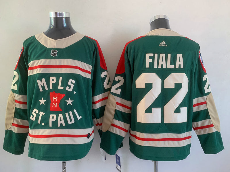 Men's Minnesota Wild Kevin Fiala #22 Green Breakaway Player Jerseys