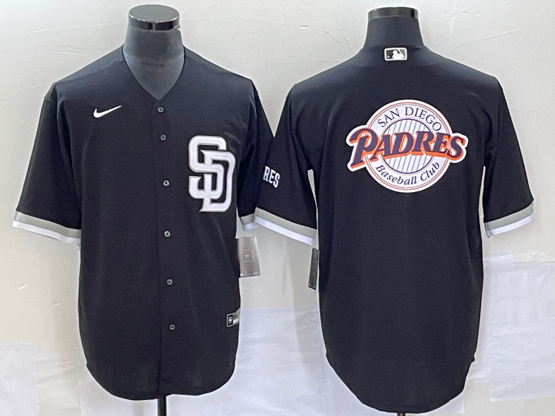 Men's San Diego Padres Black Replica Player Jerseys