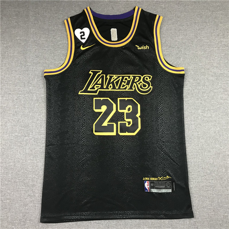 Men's Los Angeles Lakers Lebron James #23 Final Path Jerseys Stitched
