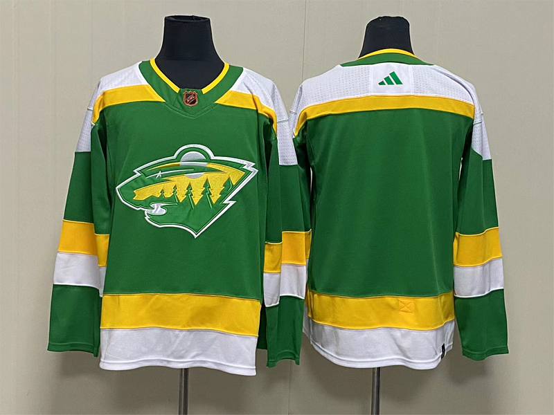 Men's Minnesota Wild Green Alternate Premier Breakaway Blank Jerseys