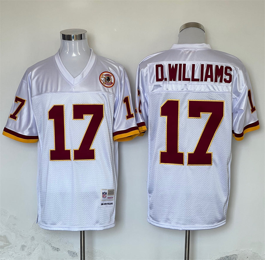 Men's Washington Redskins Doug Williams Mitchell & Ness White Legacy Replica Jerseys