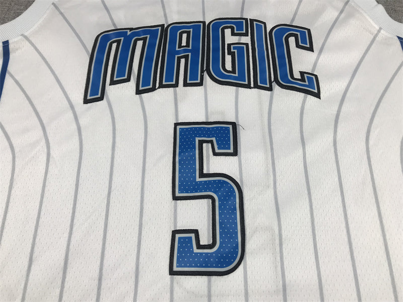 Men's Orlando Magic Paolo Banchero #5 White 2022/23 Fast Break Replica Jerseys - Association Edition