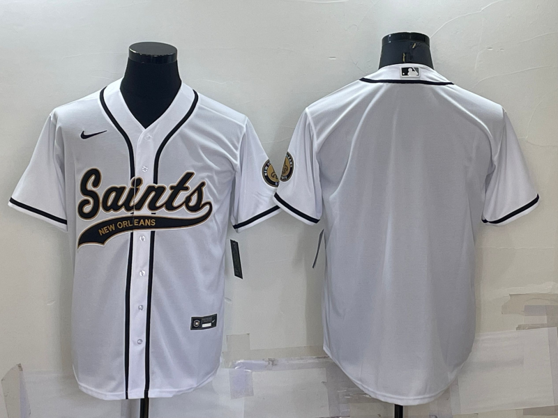 Men's New Orleans Saints White Blank Jerseys