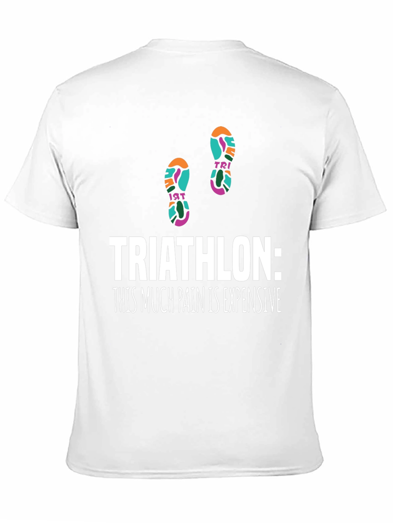 Triathlon Pain Funny Graphic Tee