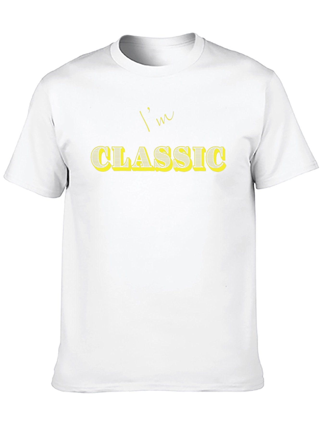 Im Classic Black Graphic T-Shirt