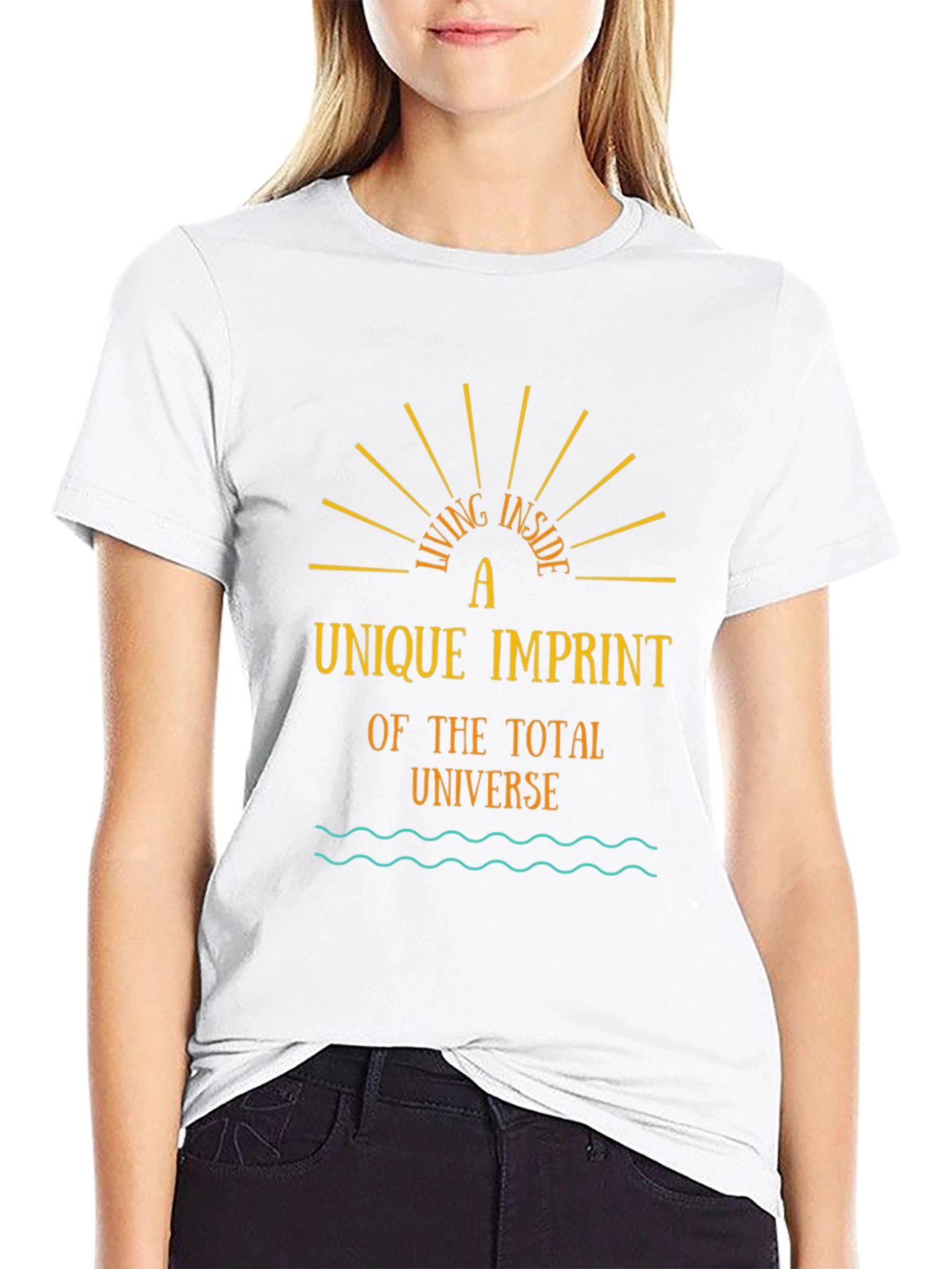 Unique Imprint Tee - Living Inside the Universe
