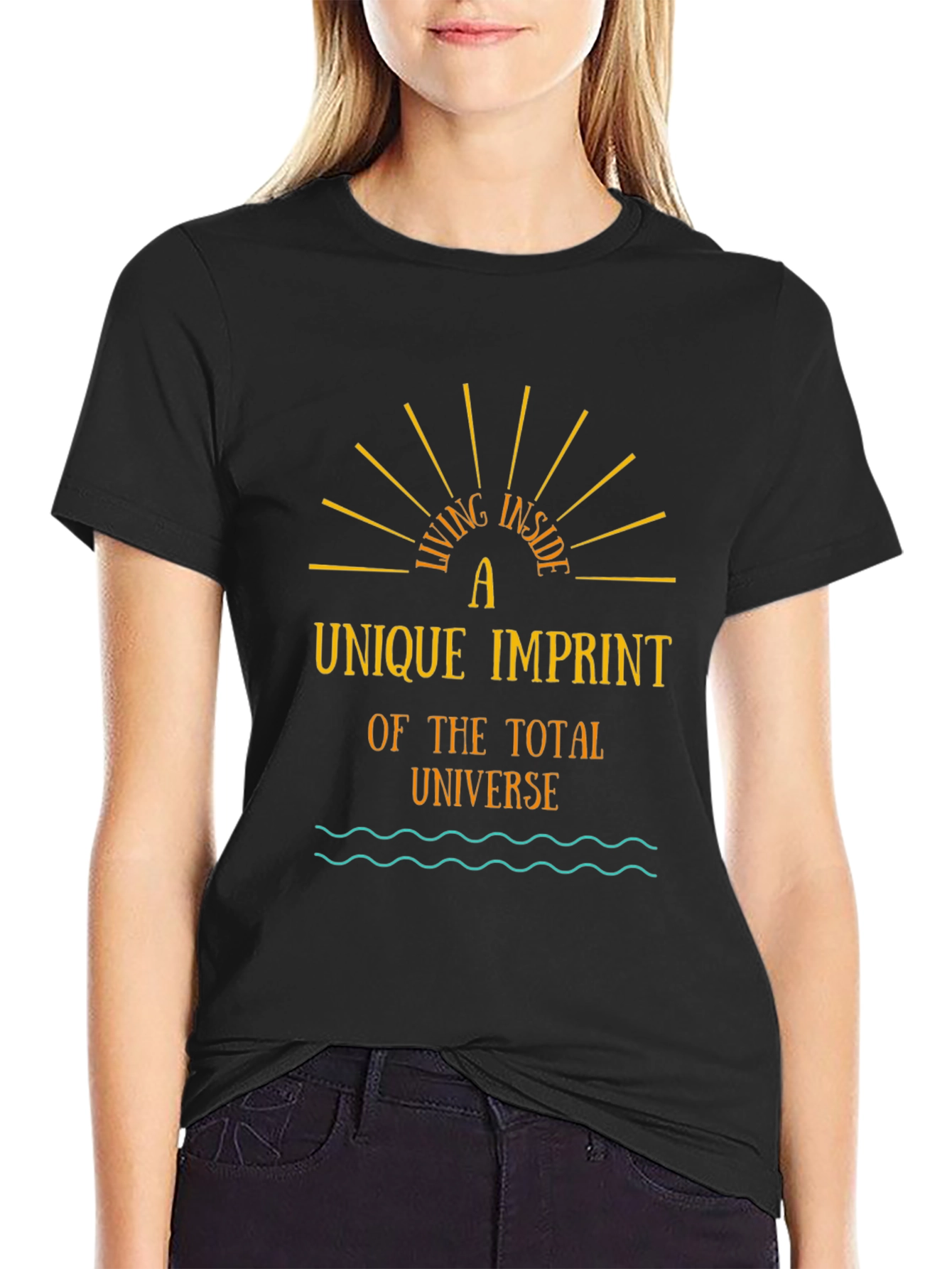 Unique Imprint Tee - Living Inside the Universe