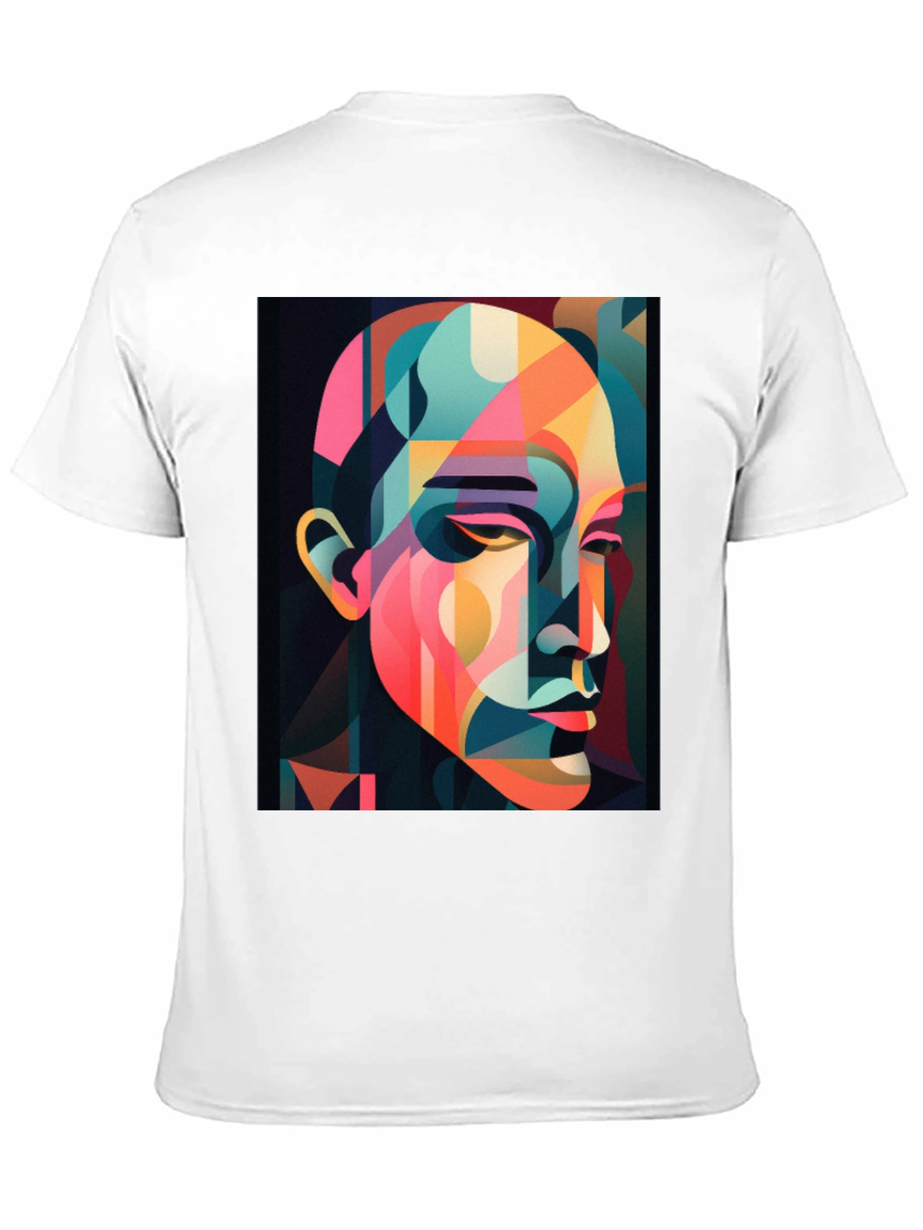 Abstract Geometric Portrait T-Shirt