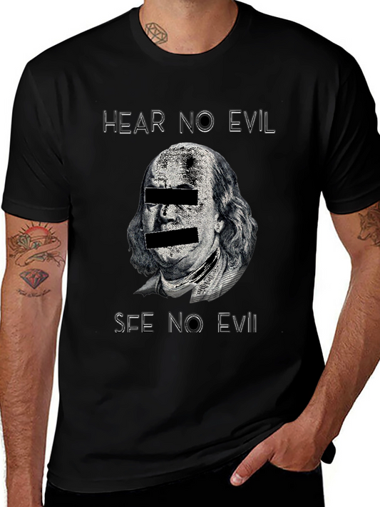 Hear No Evil See No Evil Graphic T-Shirt