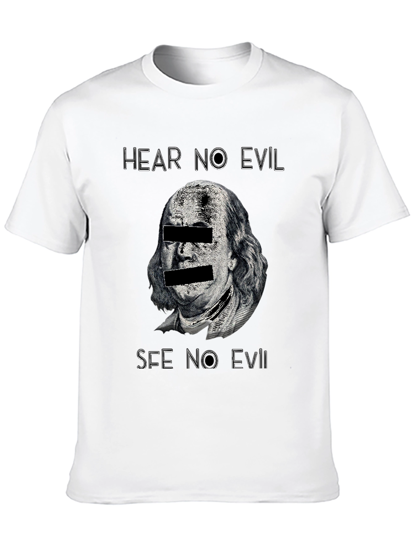 Hear No Evil See No Evil Graphic T-Shirt