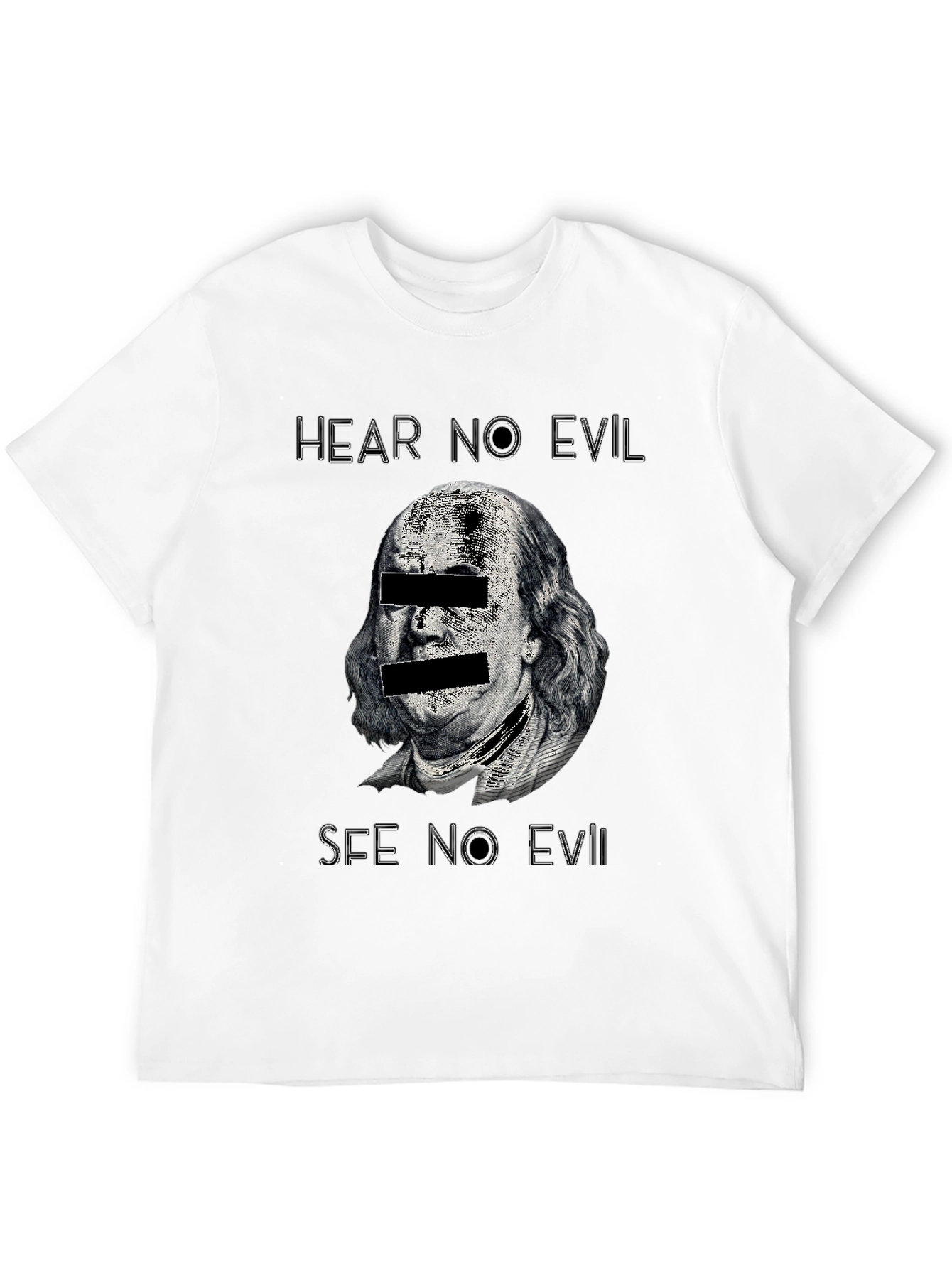 Hear No Evil See No Evil Graphic T-Shirt