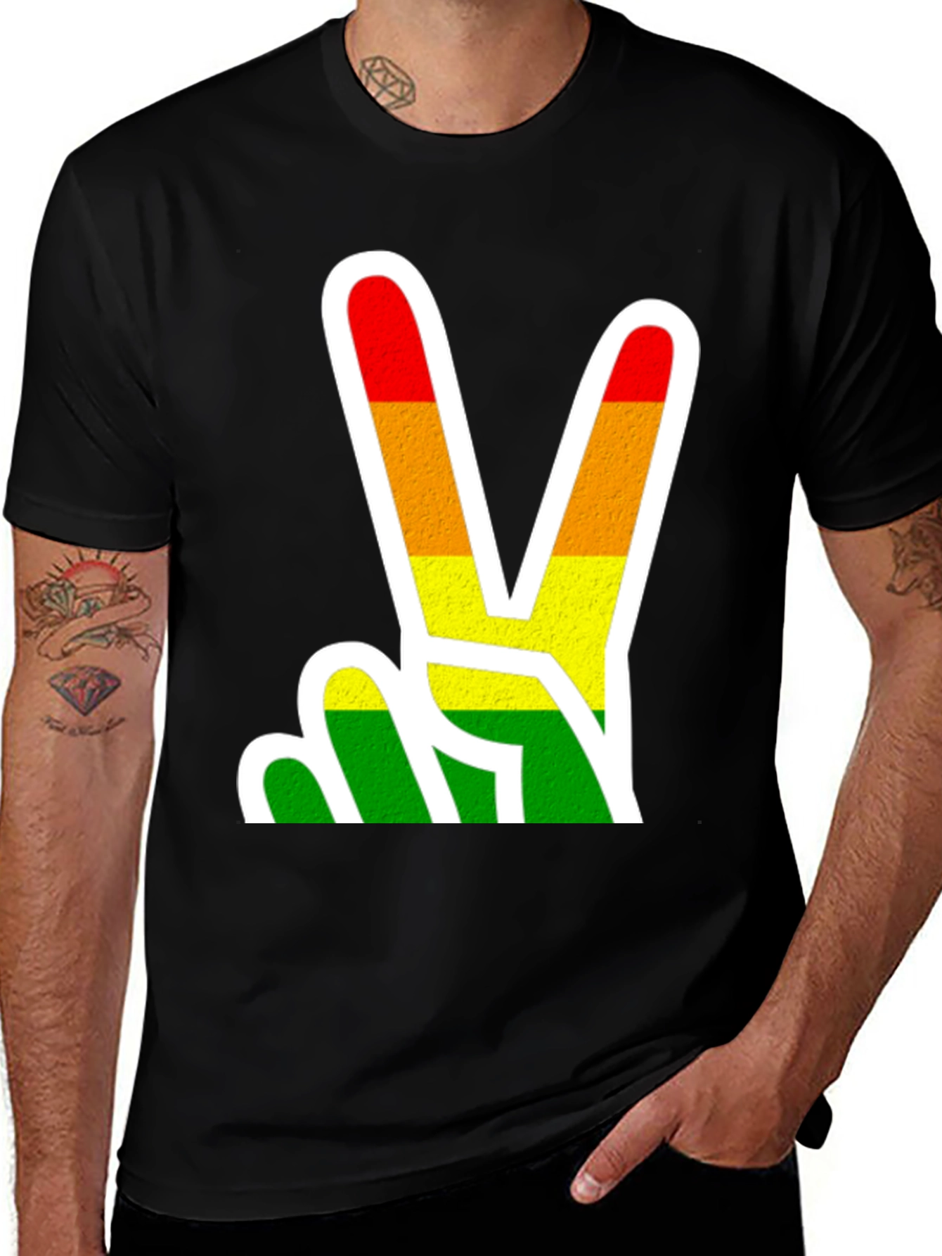 Peace Sign Rainbow T-Shirt
