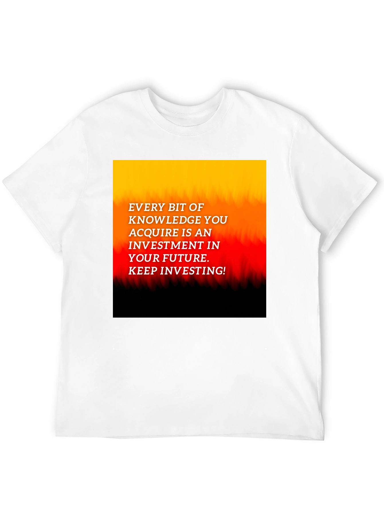 Knowledge Investment Graphic Tee - Inspire Your Future
