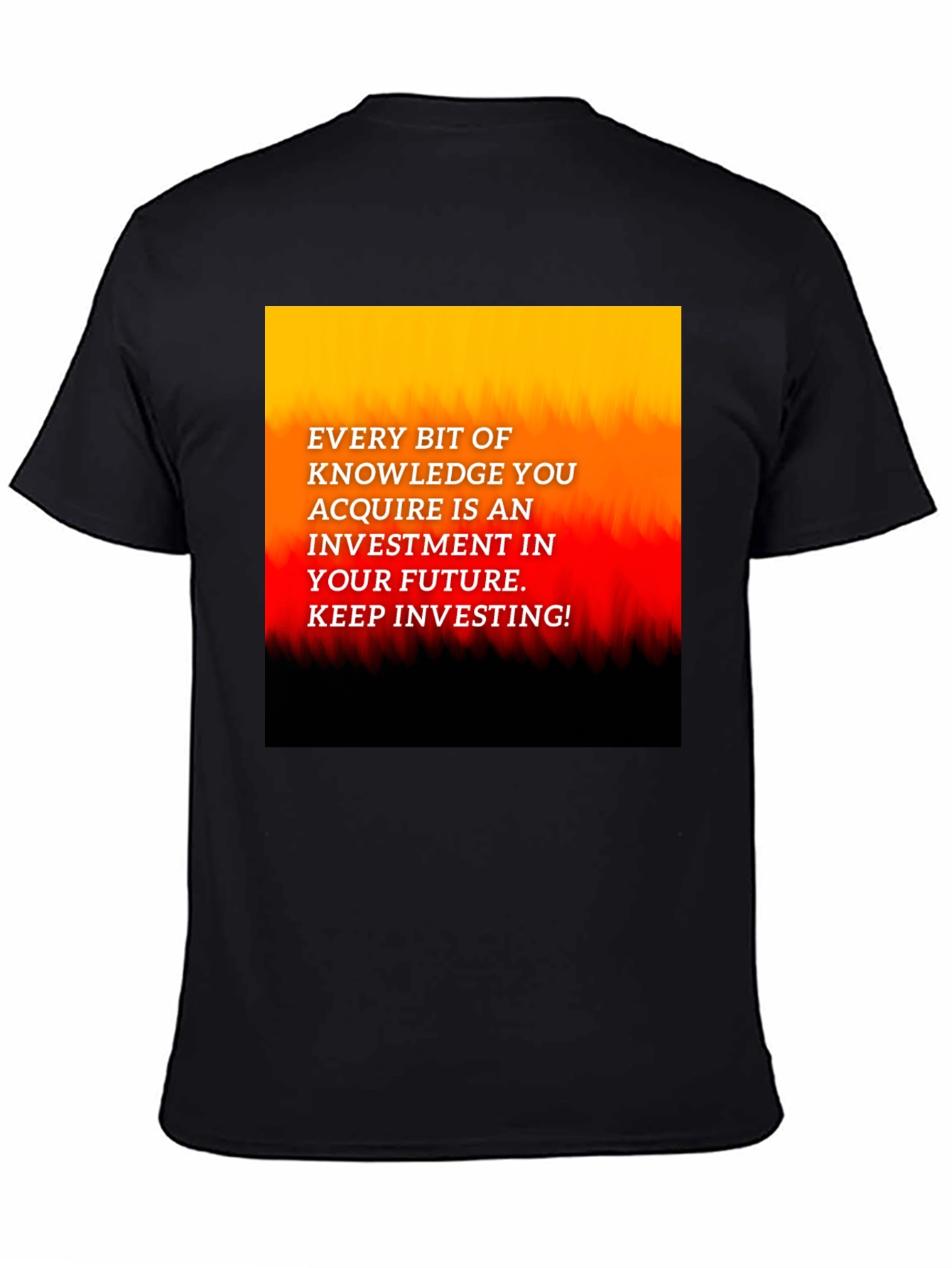 Knowledge Investment Graphic Tee - Inspire Your Future